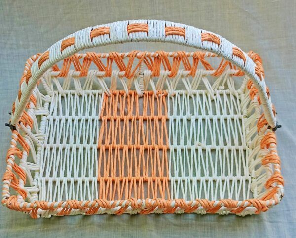 Natural Jute small box mini rope paper storage Round hamper