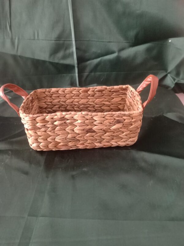 Anko Tapered Paper Rope storage Basket with Built-in Handles | Multipurpose Storage Organiser